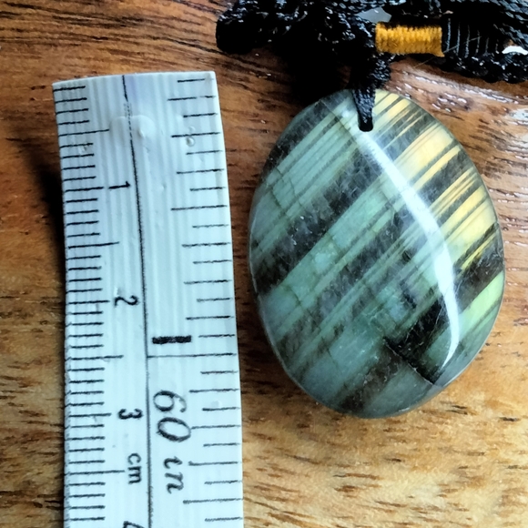 Labradorite Colorful Flash Rope Necklace - Picture 3 of 3